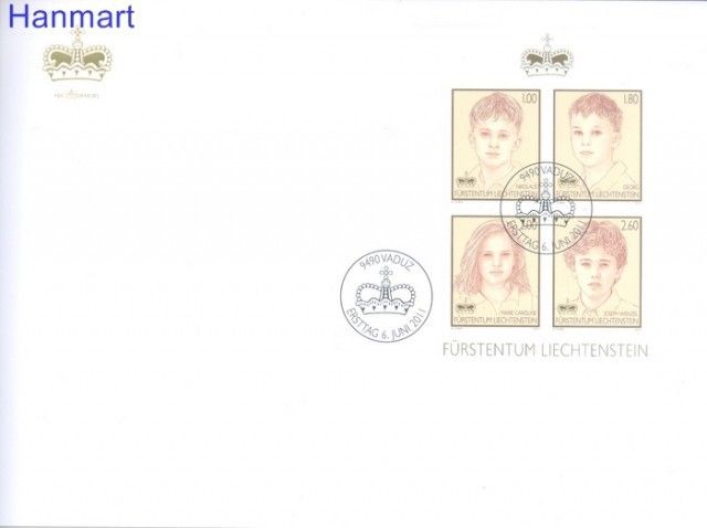 Znaczek Liechtenstein 2011 Mi bl 20 FDC
