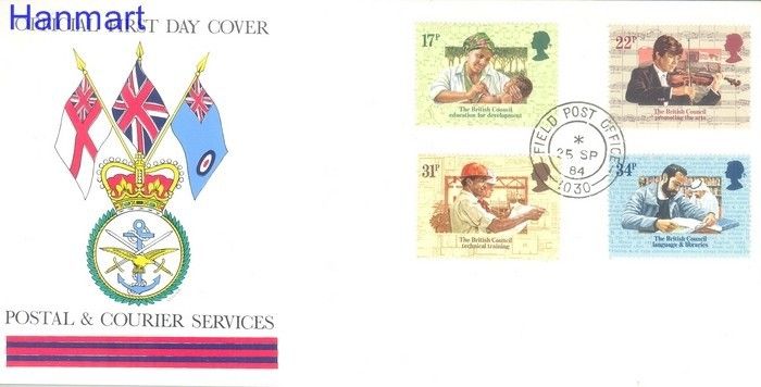 Znaczek Wielka Brytania 1984 Mi 1008-1011 FDC