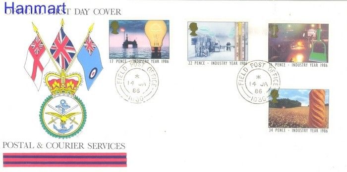 Znaczek Wielka Brytania 1986 FDC