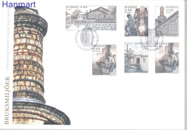 Znaczek Szwecja 2011 Mi 2804-2809 FDC