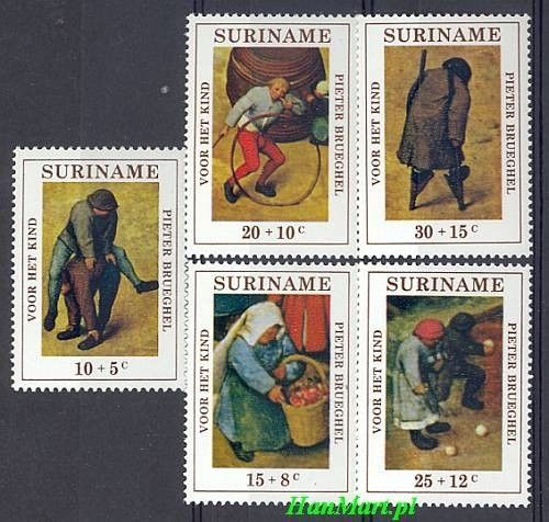 Znaczek Surinam 1971 Mi 608-612 Czyste **