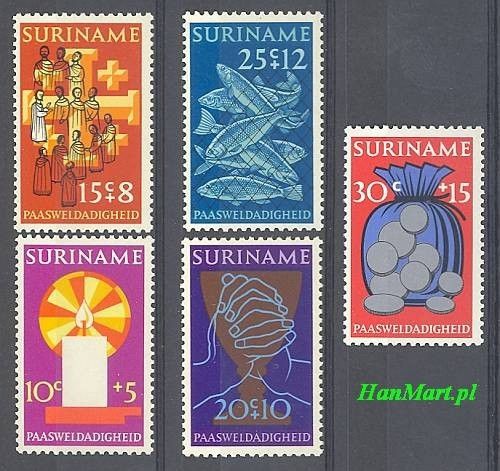 Znaczek Surinam 1972 Mi 618-622 Czyste **