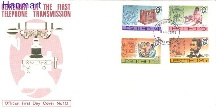 Znaczek Lesotho 1976 Mi 217-220 FDC
