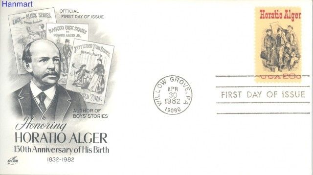 Znaczek USA 1982 Mi 1589 FDC