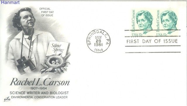 Znaczek USA 1981 Mi par 1489 FDC