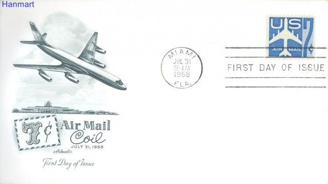 Znaczek USA 1958 FDC