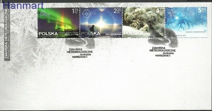 Znaczek Polska 2014 Mi 4711-4714 Fi 4561-4564 FDC