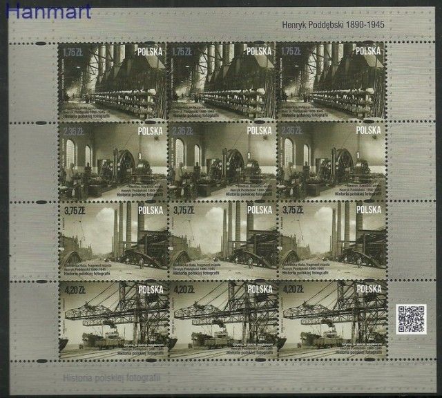 Znaczek Polska 2014 Mi ark 4685-4688 Fi ark 4535-4538 Czyste **