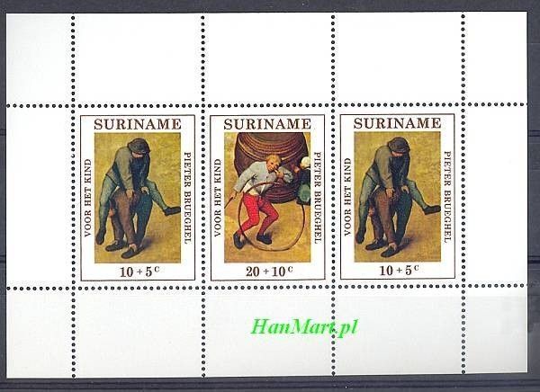 Znaczek Surinam 1971 Mi bl 11 Czyste **