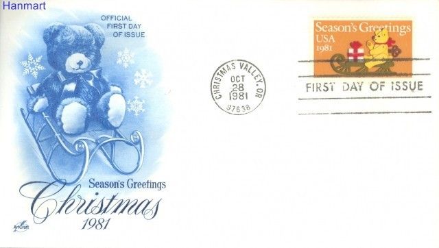 Znaczek USA 1981 Mi 1514 FDC
