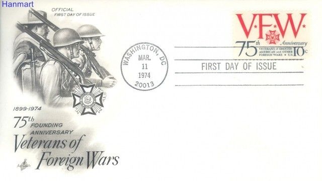 Znaczek USA 1974 Mi 1132 FDC