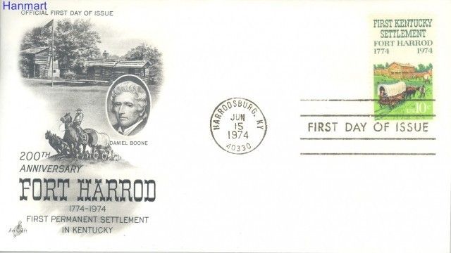 Znaczek USA 1974 Mi 1149 FDC