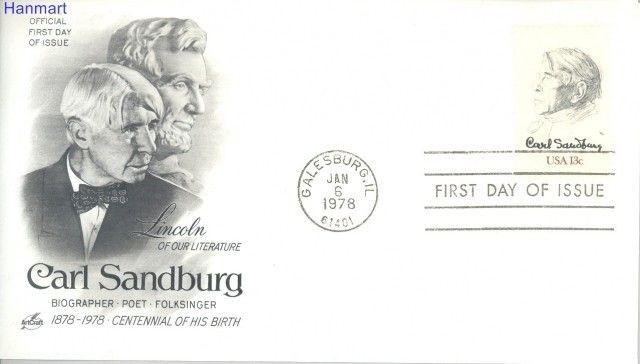 Znaczek USA 1978 Mi 1324 FDC