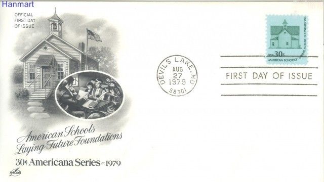 Znaczek USA 1979 Mi 1394 FDC
