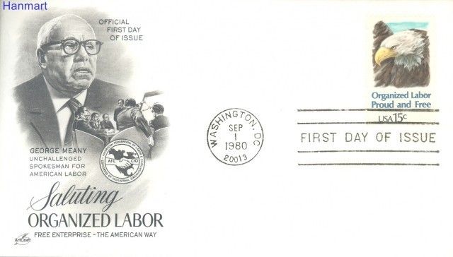 Znaczek USA 1980 Mi 1438 FDC