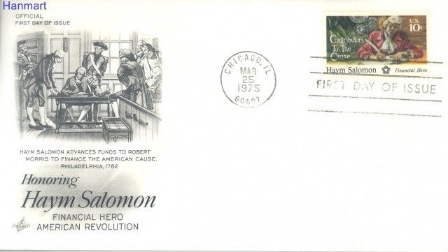 Znaczek USA 1975 Mi 1168 FDC