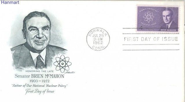Znaczek USA 1962 Mi adr 830 FDC