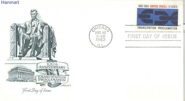 Znaczek USA 1963 Mi adr 846 FDC