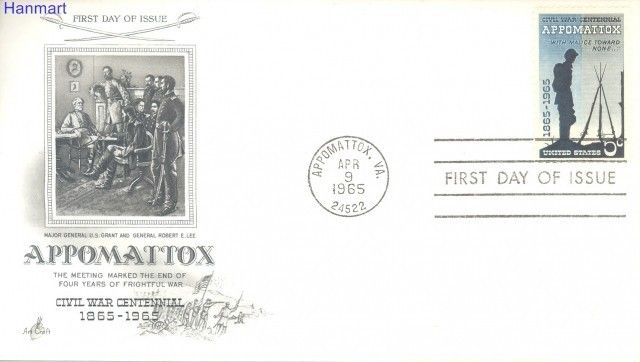Znaczek USA 1965 FDC
