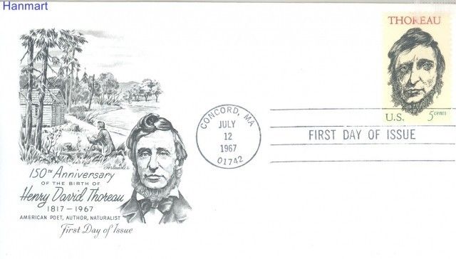 Znaczek USA 1967 Mi adr 925 FDC