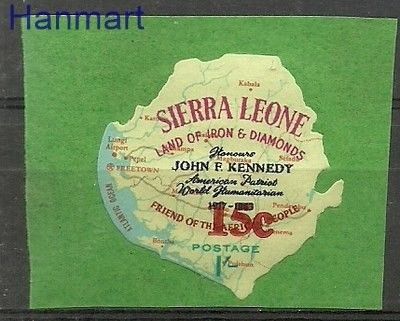 Znaczek Sierra Leone 1965 Mi 309 Czyste **