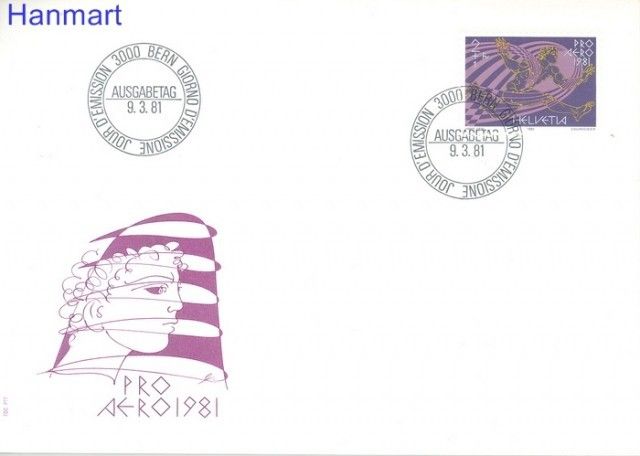 Znaczek Szwajcaria 1981 Mi 1196 FDC