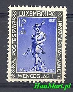 Znaczek Luksemburg 1937 Mi 308 Czyste **
