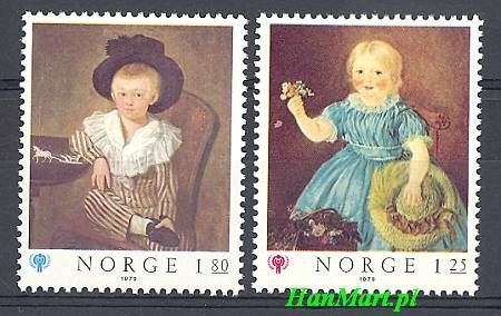 Znaczek Norwegia 1979 Mi 793-794 Czyste **
