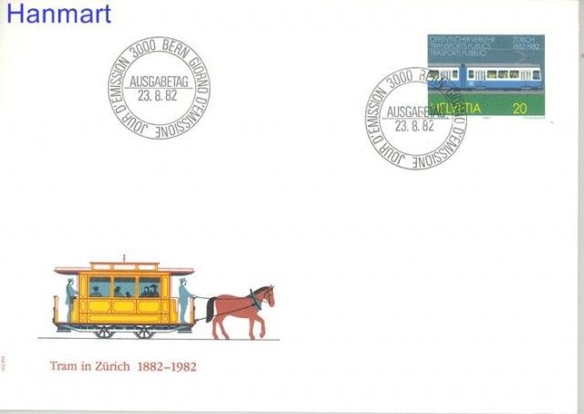 Znaczek Szwajcaria 1982 Mi 1232 FDC