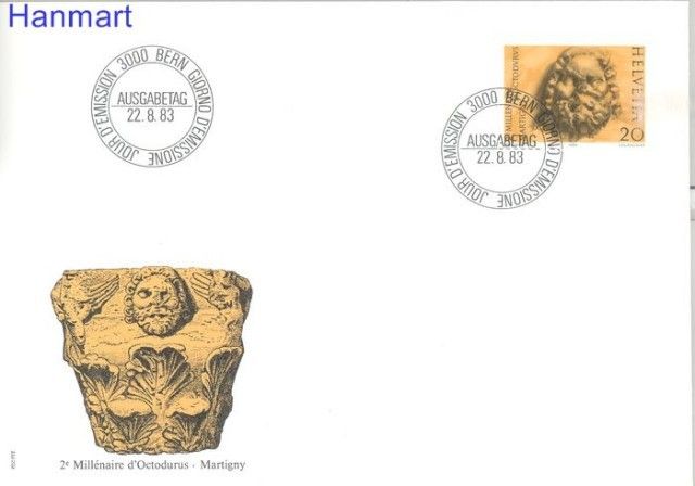 Znaczek Szwajcaria 1983 Mi 1256 FDC