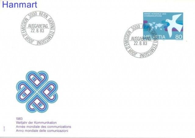 Znaczek Szwajcaria 1983 Mi 1259 FDC