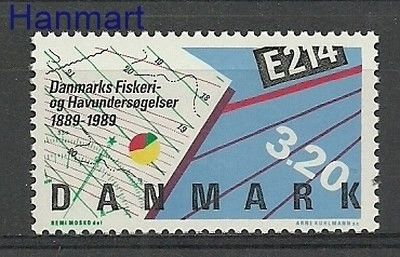 Znaczek Dania 1989 Mi 955 Czyste **