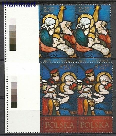 Znaczek Polska 2014 Mi 4744-4745 Fi zf 4594-4595 Czyste **