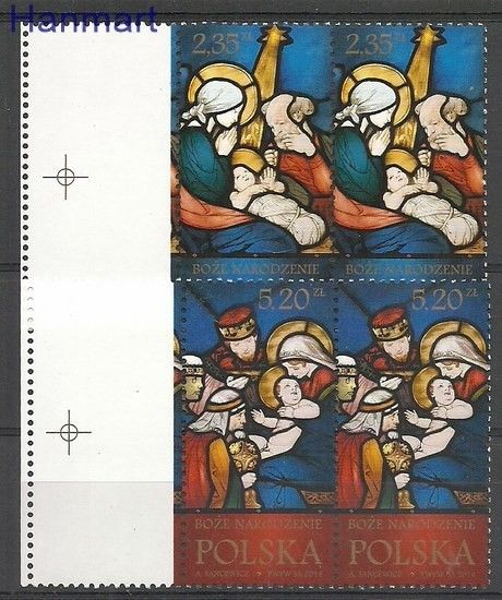 Znaczek Polska 2014 Mi 4744-4745 Fi zf 4594-4595 Czyste **