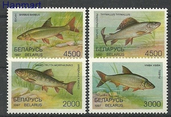 Znaczek Białoruś 1997 Mi 217-220 Czyste **
