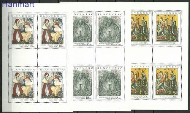 Znaczek Słowacja 2001 Mi 410-412 Czyste **