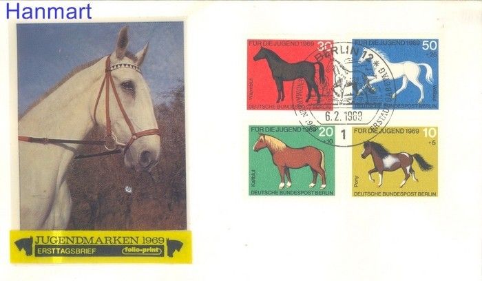Znaczek Berlin Niemcy 1969 FDC