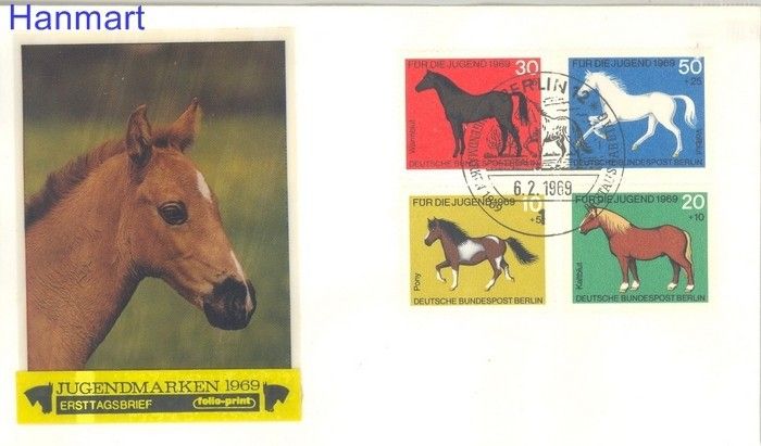 Znaczek Berlin Niemcy 1969 FDC