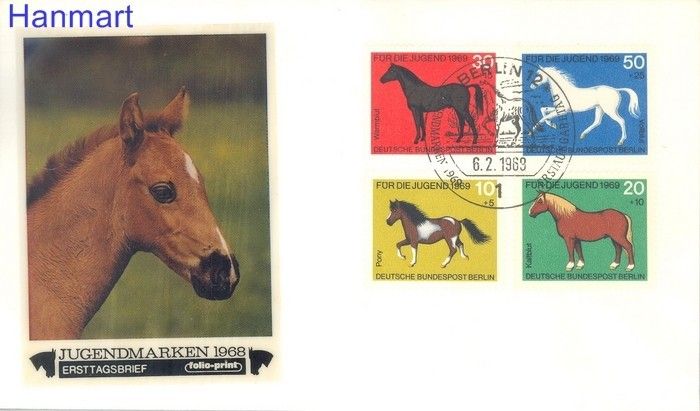 Znaczek Berlin Niemcy 1969 FDC