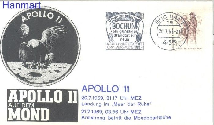 Znaczek Berlin Niemcy 1969 FDC