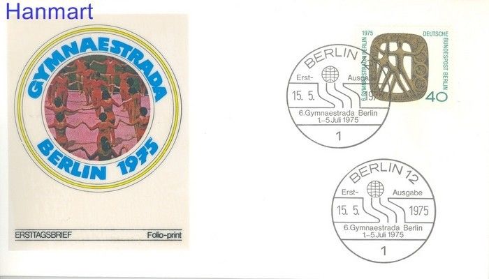 Znaczek Berlin Niemcy 1975 FDC
