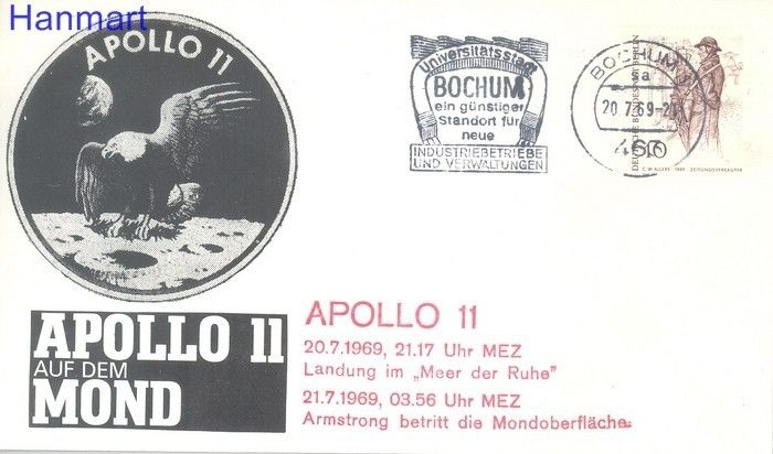 Znaczek Berlin Niemcy 1969 FDC
