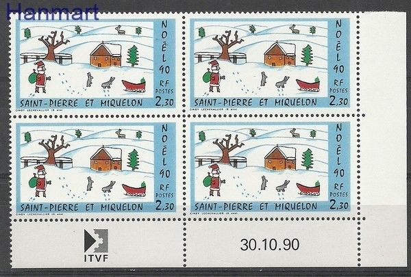 Znaczek Saint-Pierre i Miquelon 1990 Mi 607 Czyste **