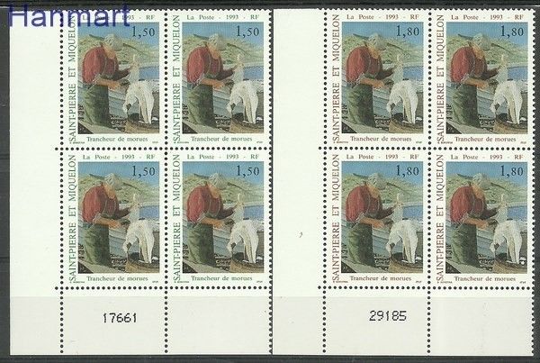 Znaczek Saint-Pierre i Miquelon 1993 Mi 652-653 Czyste **