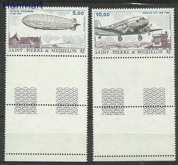 Znaczek Saint-Pierre i Miquelon 1988 Mi zf 559-560 Czyste **