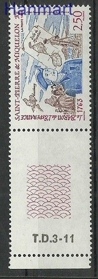 Znaczek Saint-Pierre i Miquelon 1992 Mi zf 646 Czyste **