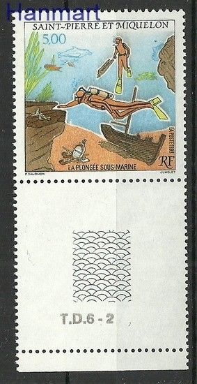 Znaczek Saint-Pierre i Miquelon 1993 Mi zf 650 Czyste **