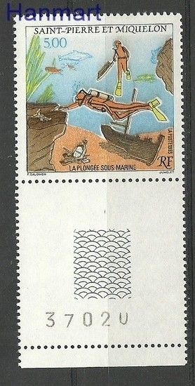 Znaczek Saint-Pierre i Miquelon 1993 Mi zf 650 Czyste **