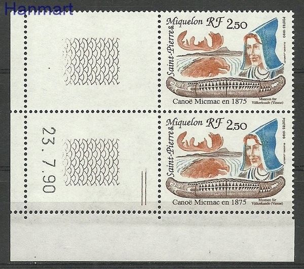 Znaczek Saint-Pierre i Miquelon 1990 Mi zf 601 Czyste **