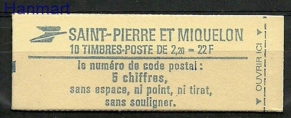 Znaczek Saint-Pierre i Miquelon 1986 Mi mh 532 Czyste **